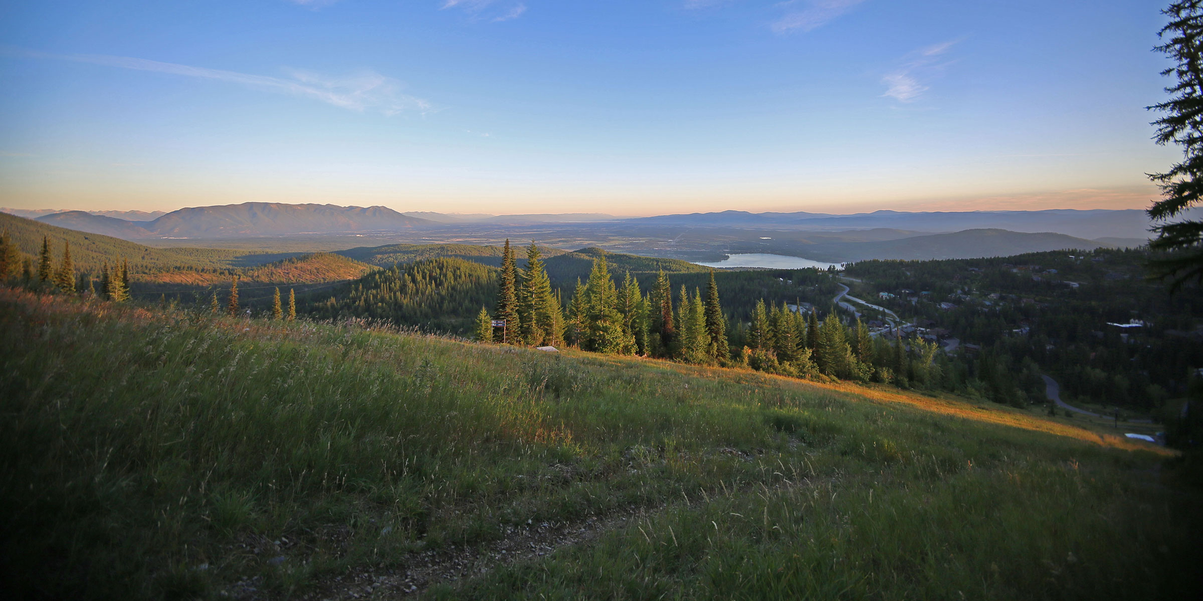 Looking south down the Flathead Valley